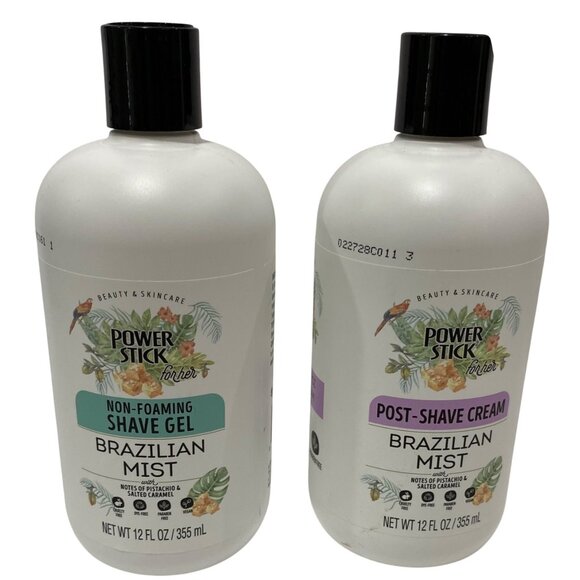 SHAVE GEL Brazilian Mist with Notes of Pistachio & Salted Caramel 12 oz. (2 PK)- - Picture 1 of 3